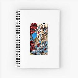 kylie minogue collage Spiral Notebook