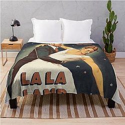 La La Land Alternative Vintage Movie Throw Blanket
