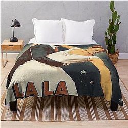 La La Land Alternative Vintage Minimalist Poster Throw Blanket