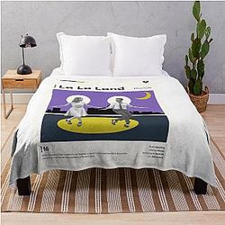 LA LAND Minimalist Poster Throw Blanket