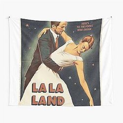 La La Land Vintage Movie Tapestry