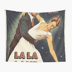La La Land Vintage Movie Poster Tapestry