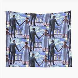 La La Land Van Gogh Print Tapestry