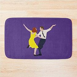Sebastian and Mia from La La Land Bath Mat