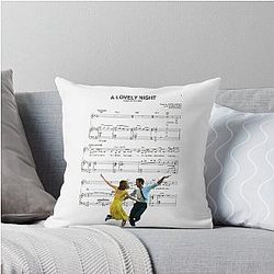 A Lovely Night La La Land Throw Pillow