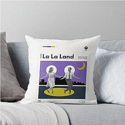LA Land Minimalist Poster Throw Pillow