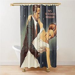 La La Land Vintage Movie Poster Shower Curtain