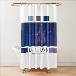 La La Land color palette Shower Curtain