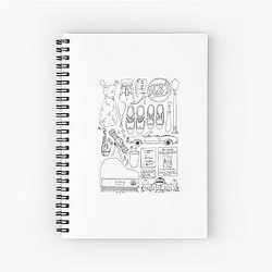 La La Land Flatlay Spiral Notebook