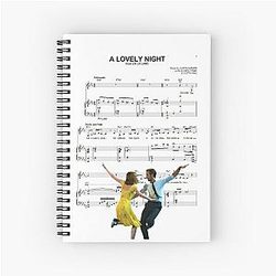 A Lovely La La Land Spiral Notebook