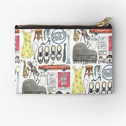 La La Land Jazz Saxophone Music Zipper Pouch