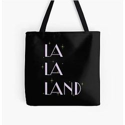 Funny La La Land My Favorite All Over Print Tote Bag