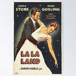La La Land Vintage Movie Poster