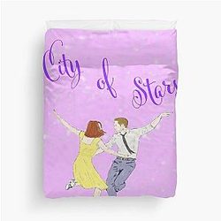 La La Land Watercolor Duvet Cover