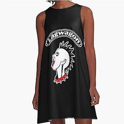 New College Lagwagon Best Selling Of Punk Rock A-Line Dress