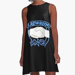 New College Lagwagon Best Seller Punk Rock A-Line Dress