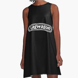 New College Lagwagon Best Seller Punk Rock A-Line Dress