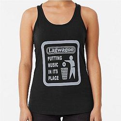 New College Lag Wagon Best Seller Punk Rock Racerback Tank Top