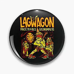 New College Lagwagon Best Seller Punk Rock Pin