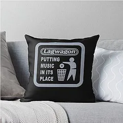 New College Lagwagon Best Of Punk Rock Essential Throw Pillow