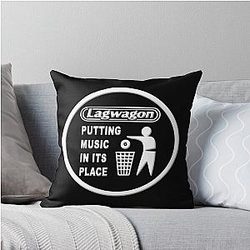 New College Lagwagon Best Of Punk Rock Throw Pillow
