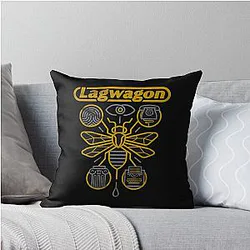 College Lagwagon of Punk Rock Throw Pillow