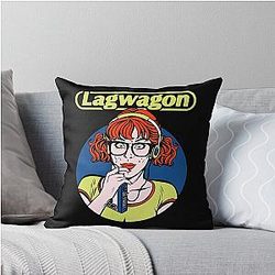New College Lagwagon Best of Punk Rock Throw Pillow