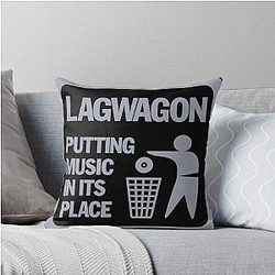 Lagwagon Punk Rock Band Throw Pillow