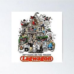 New College Lagwagon Bestseller Of Punk Rock Poster