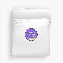 Lamar Jackson Baltimore Ravens Duvet Cover