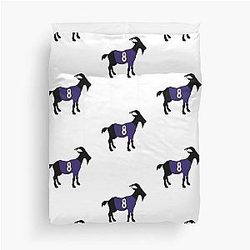 Lamar Jackson GOAT Duvet Cover
