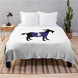 Lamar Jackson GOAT Throw Blanket