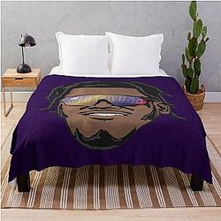 Lamar Jackson Baltimore Ravens Throw Blanket