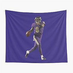 Lamar Jackson Ravens Tapestry