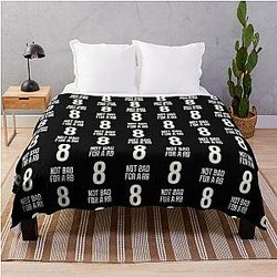 Limited Edition Not Bad For A RB Shirt, Lamar Jackson 8, Baltimore Ravens Jersey Style Shirt, Phone Case, Mug, Wall Tapestry & Mask, Perfect Gift Throw Blanket