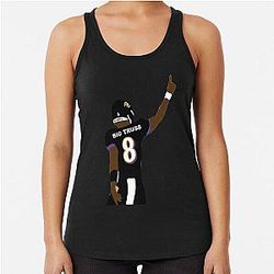 Lamar Jackson Big Truss Racerback Tank Top
