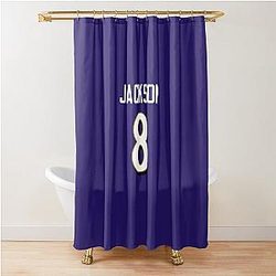 Lamar Jackson Ravens Shower Curtain