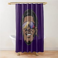 Lamar Jackson Baltimore Ravens Shower Curtain