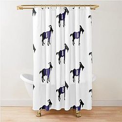 Lamar Jackson GOAT Shower Curtain
