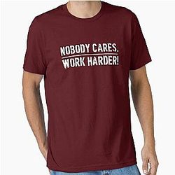 Lamar Jackson Nobody Cares Work Hard Essential T-Shirt
