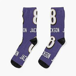 Lamar Jackson Baltimore Ravens Jersey Socks