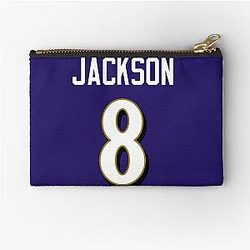 Lamar Jackson Ravens Zipper Pouch