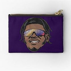 Lamar Jackson Baltimore Ravens Zipper Pouch