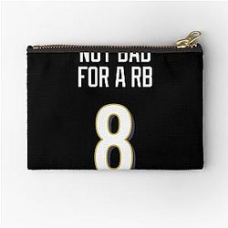 Limited Edition Not Bad For A RB Shirt, Lamar Jackson 8, Baltimore Ravens Jersey Style Shirt, Phone Case, Mug, Wall Tapestry & Mask, Perfect Gift Zipper Pouch