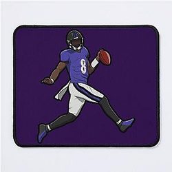 Lamar Jackson Running Touch Down Mouse Pad