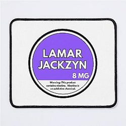 Lamar Jackson Baltimore Ravens Mouse Pad