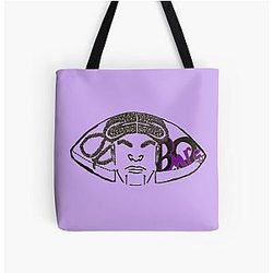 Lamar Jackson Bmore Logo All Over Print Tote Bag