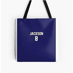 Lamar Jackson All Over Print Tote Bag