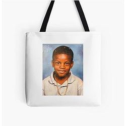 Lamar Jackson School Photo All Over Print Tote Bag