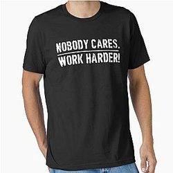 Lamar Jackson Nobody Cares Work Essential T-Shirt